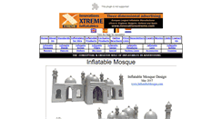 Desktop Screenshot of inflatablemosque.com